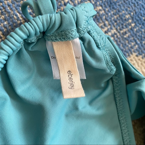 Eberjey Graziela Ruffle Bikini in Teal M - Picture 6 of 7